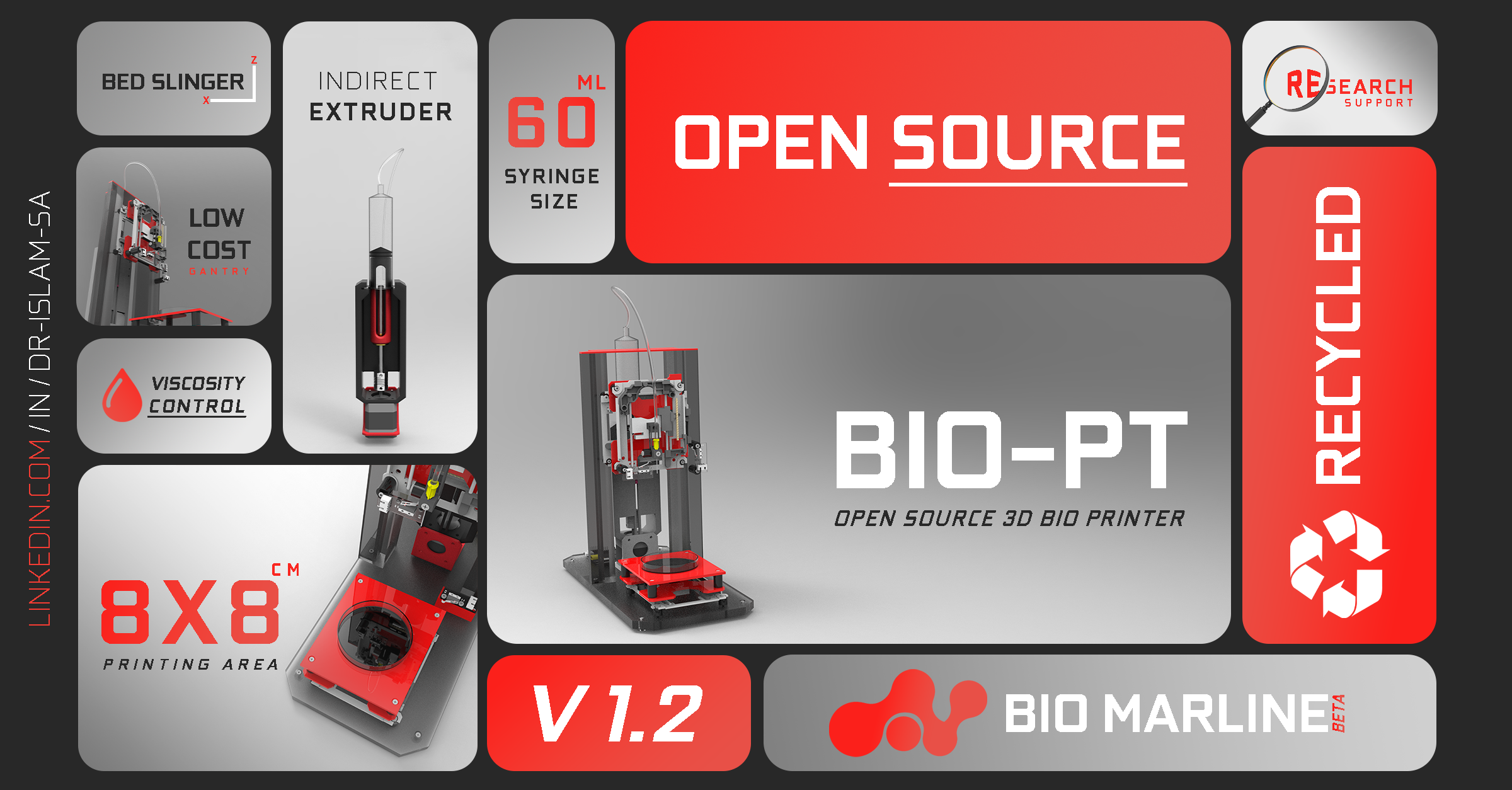 Affordable 3D bio printer